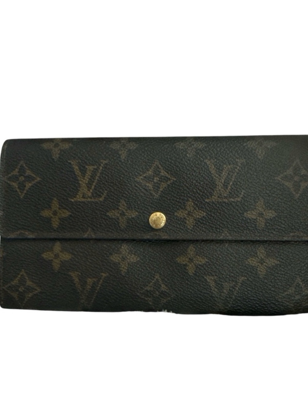Louis Vuitton VintageMonogram Continental Wallet - Dark Brown with Gold Hardware